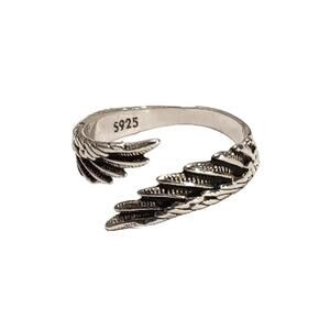 S925 Angel Wings Ring Bird Eagle Sterling silver Christmas Birthday Gift New!!